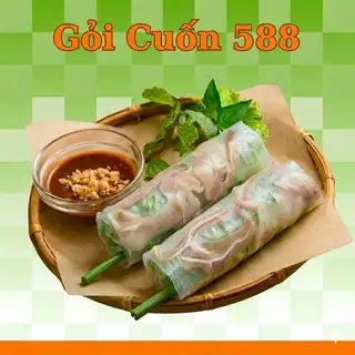 1 Gỏi cuốn - Tai heo - 13.500 ₫ tại Gỏi Cuốn 588 - Tỉnh Lộ 10