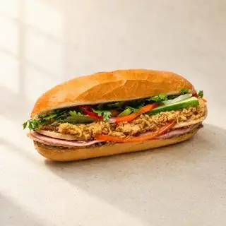 Bánh mì chả pate nướng - 42.000 ₫ tại Bánh Mì Nhỏ - Hai Bà Trưng