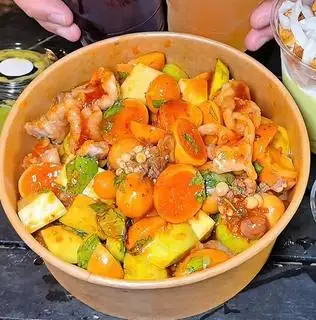 Chân Gà Rút Xương + Trứng Non (Sire M) - 105.000 ₫ tại Xanh Food - Chân Gà Sốt Thái, Bánh Tráng Trộn & Sinh Tố - Nguyễn Văn Lượng