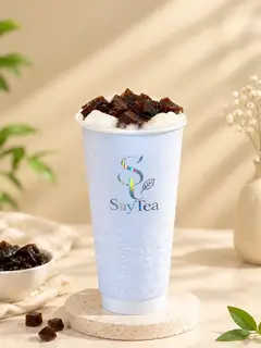 Hình ảnh Trà sữa trân châu bánh bò