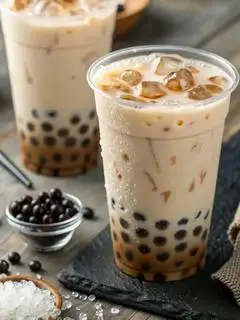 Hình ảnh Sữa Tươi Trân Châu Đường Đen