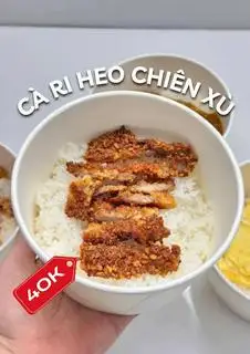 Hình ảnh Cơm cà ri heo chiên xù