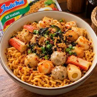 Hình ảnh Mì trộn Viên thập cẩm