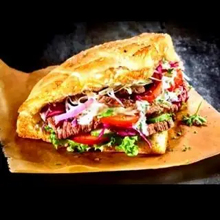 Hình ảnh Bánh mì doner kebab tam giác thường