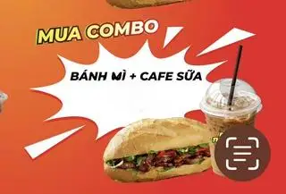 Combo Bánh Mì Thịt Nướng + Cafe Sữa đá  - 61.000 ₫ tại Bánh Mì Thanh Thảo - Đào Duy Từ