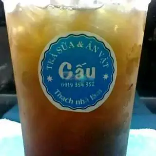 Trà đào khổng lồ - 25.000 ₫ tại Mì Cay & Ăn Vặt Nhà Gấu - Lê Thận