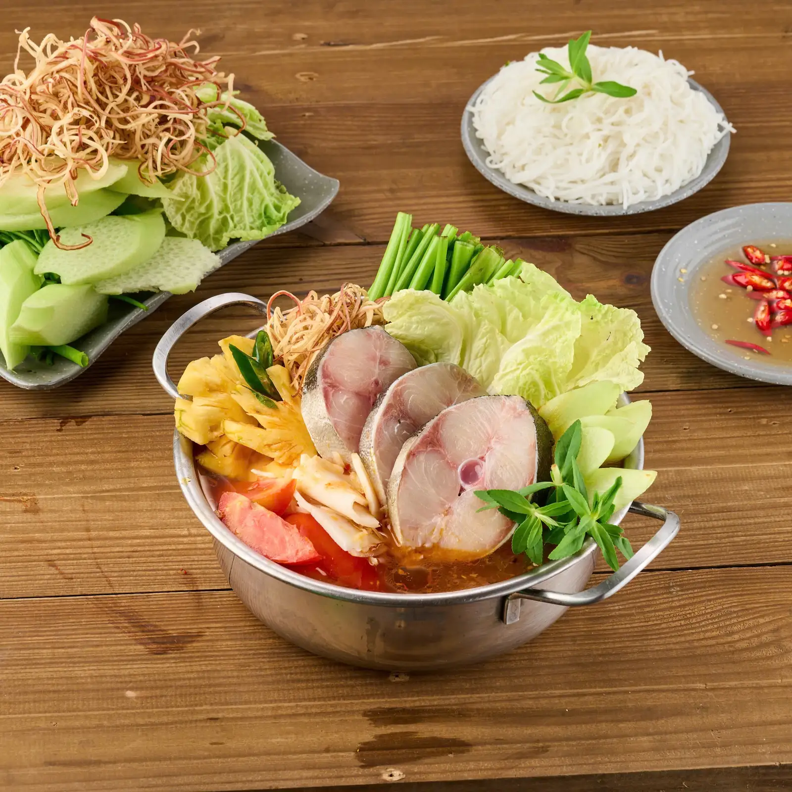 Lẩu Cá Bớp Măng Chua Vị Thái (Vừa) - 265.000 ₫ tại Lẩu Thái Hải Sản Đệ Nhất - Tô Hiệu