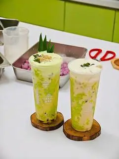 Hình ảnh Trà sữa cốm dẻo