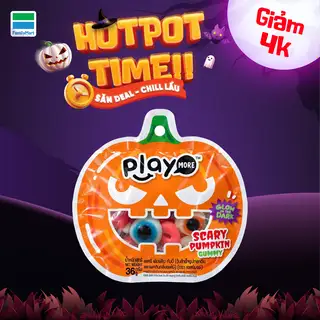 Hình ảnh Playmore Kẹo Dẻo Bí Ngô Ma Quái 36G Giảm 4,000Đ