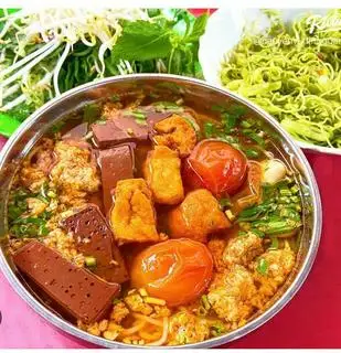 combo bún riêu đầy đủ không giò và 1 chai sữa đậu nành - 55.000 ₫ tại Quán Bún Riêu Bé Thương - Tuệ Tĩnh