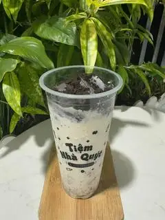 Hình ảnh Trà sữa gạo rang phô mai viên Oreo