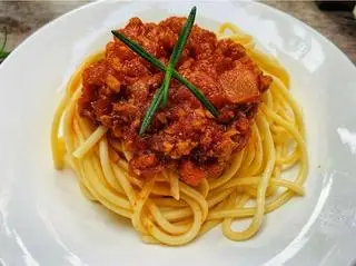 Hình ảnh Mỳ Ý sốt bò bằm