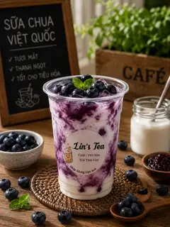 Hình ảnh Sữa chua việt quất ly 700ml