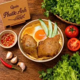 Hình ảnh Cơm gà chiên giòn phủ trứng - sốt mắm tỏi ớt