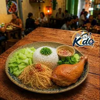 Hình ảnh Cơm Tầm Gà Xối Mỡ
