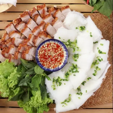 BÁNH HỎI heo quay - 47.500 ₫ tại Bánh Cuốn Tây Sơn Bình Định & Bánh Hỏi Heo Quay - Tân Hương