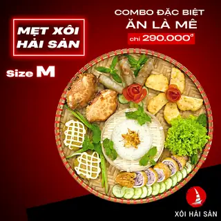 Mẹt xôi hải sản đặc biệt - size M - 290.000 ₫ tại Bún Mọc Kim Ngân - Hoàng Sa