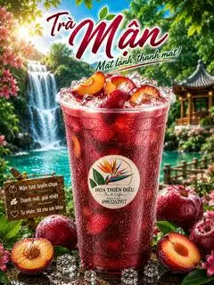 Hình ảnh Trà mận trân châu
