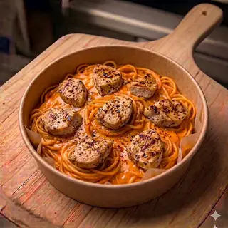 mỳ gà sốt cay hàn quốc  - 95.000 ₫ tại Nam Kitchen - Pizza Pasta & Fast Food - Cách Mạng Tháng 8