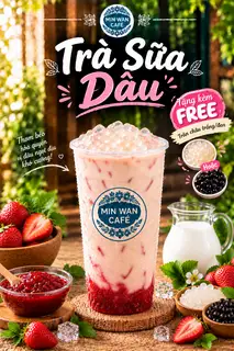 Hình ảnh Trà Sữa Dâu 