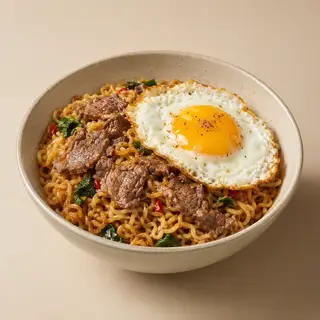 Hình ảnh Mì Indomie Bò + Trứng