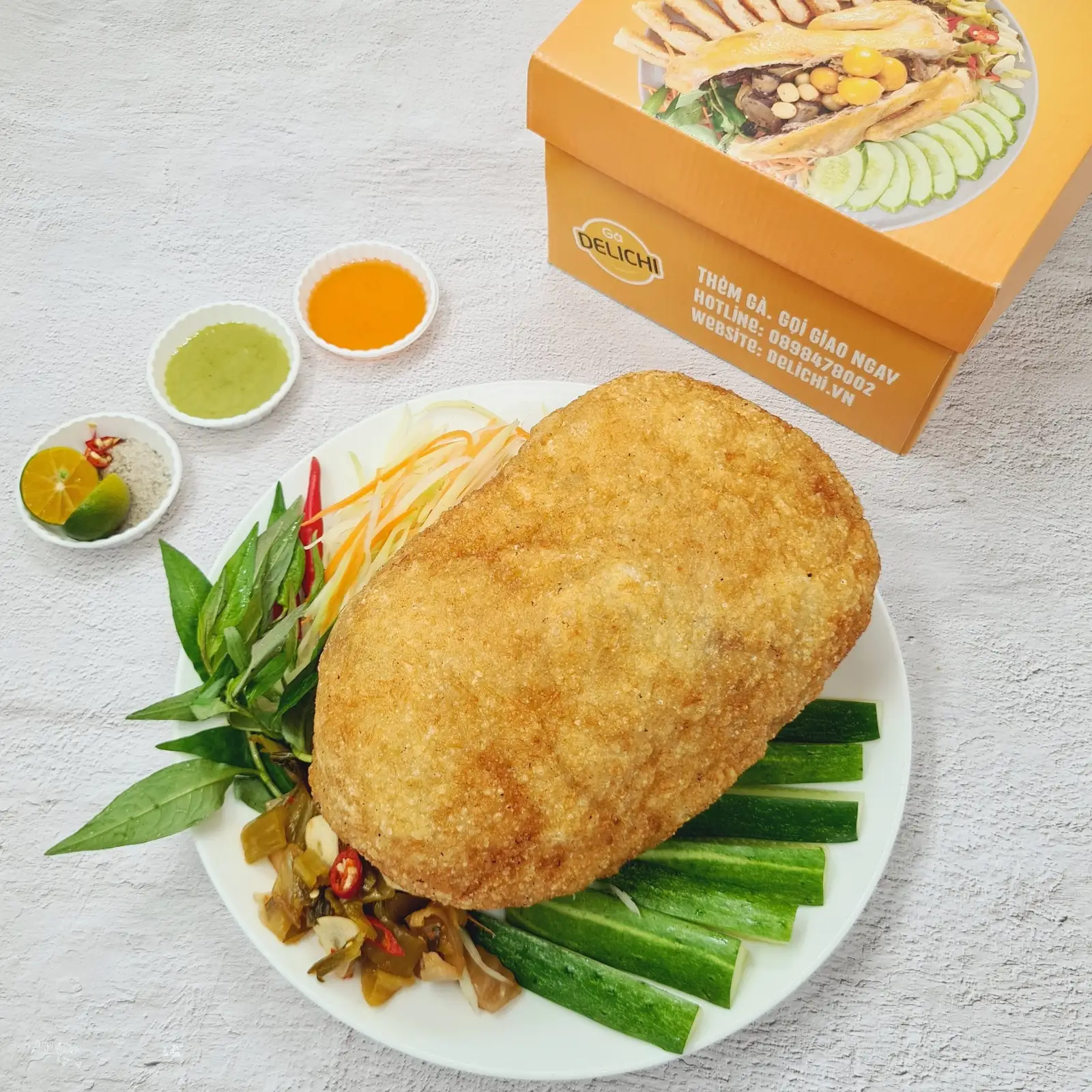 Gà Bó Xôi (Gà Nguyên Con) - 369.000 ₫ tại Gà Nướng Cooky - Gà Lên Mâm, Bó Xôi - Vườn Chuối