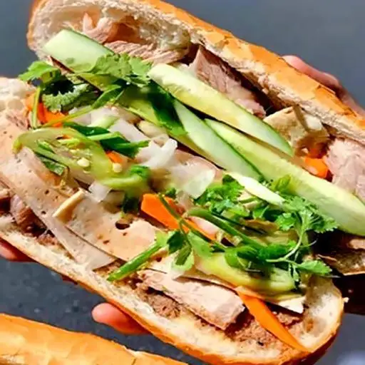 Hình ảnh Bánh mì chả lụa  