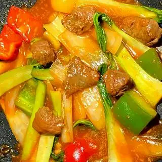 Nui xào bò lúc lắc - 50.000 ₫ tại Nui Mì Xào Bò & Cơm Bò Lúc Lắc - Lê Quang Định