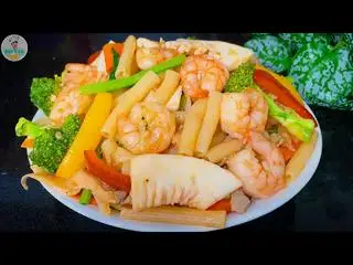 Hình ảnh Nui Xào hải sản 