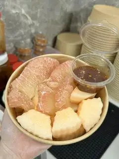 Hình ảnh Box Mix 2 Loại (Dưa Lưới, Bưởi) 
