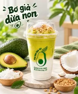 Hình ảnh Bơ Già Dừa Non