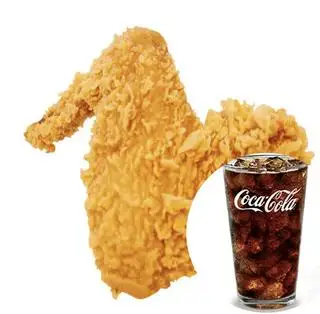 Cánh gà rán - coca cola - 34.000 ₫ tại Gà Rán & Khoai Lắc Đặng Nguyễn - Bùi Minh Trực