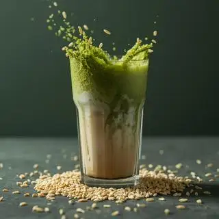 Matcha gạo rang - 41.200 ₫ tại Café Santé - Matcha & Cà Phê - Lê Văn Duyệt