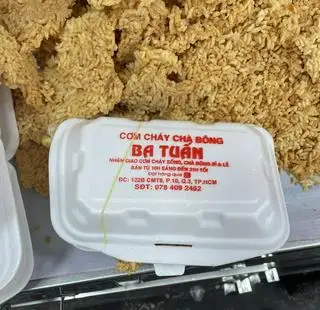 Cơm cháy chà bông (Hộp) - 35.000 ₫ tại Ba Tuấn - Cơm Cháy Chà Bông - Cách Mạng Tháng 8