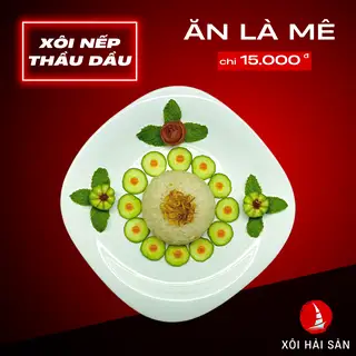 Xôi nếp thầu dầu Nam Định - 15.000 ₫ tại Bún Mọc Kim Ngân - Hoàng Sa