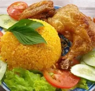 Hình ảnh Cơm đùi gà xối mỡ