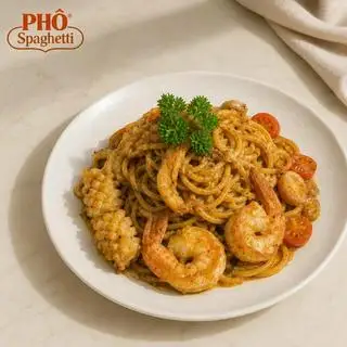 Hình ảnh Mì Ý hải sản sốt tôm hùm