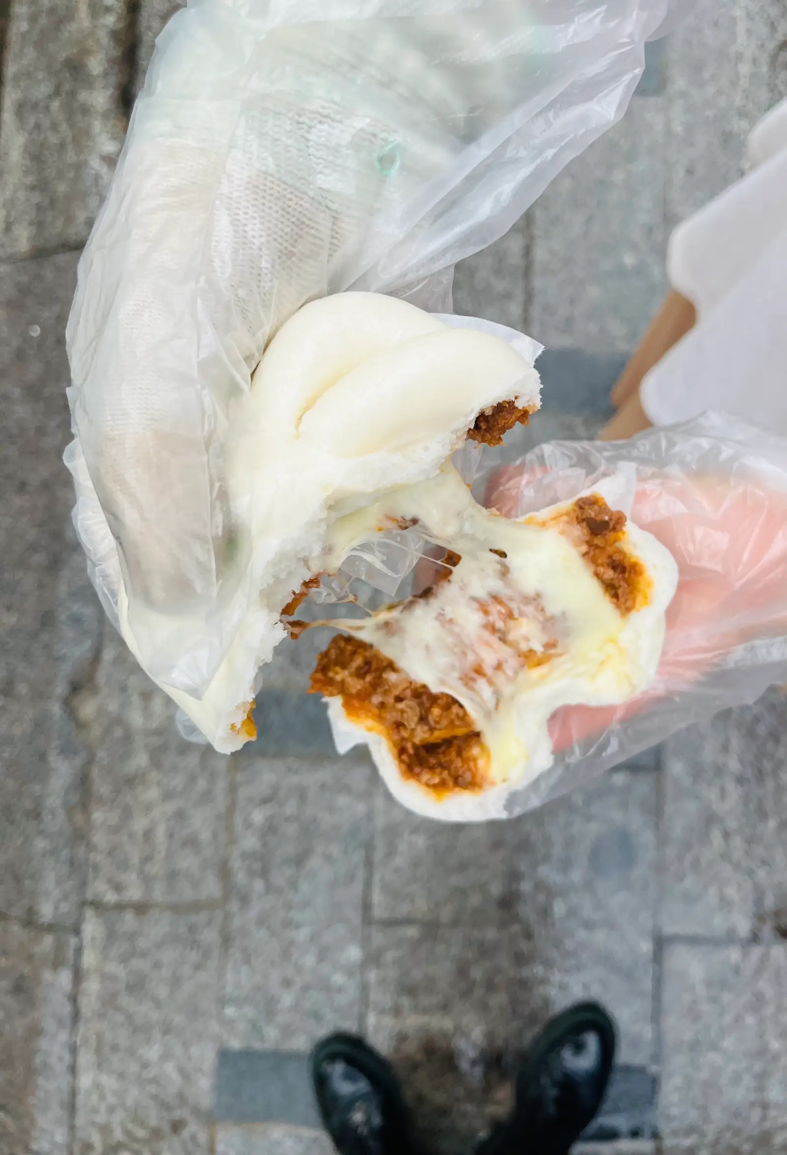 Hình ảnh Bánh bao Bò spaghetti phô mai Phề Ca
