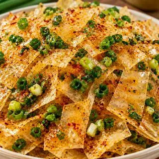 Hình ảnh Bánh tráng mỡ hành 