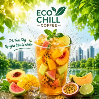 Trà Trái Cây Nhiệt Đới - 39.000 ₫ tại Trà Trái Cây Tươi, Matcha & Cafe EcoChill - Chung Cư EcoGreen