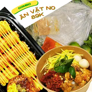 Combo 2 người - ăn vặt no - 89.000 ₫ tại HUYỀN FOOD LAB - Ăn Vặt, Bánh Tráng & Chân Gà -  Nguyễn Văn Yến
