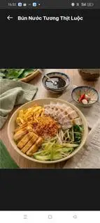 Bún nước tương thịt luộc - 55.000 ₫ tại Vua Bún - Bún Thịt Nướng, Bún Nước Tương - Bùi Đình Túy