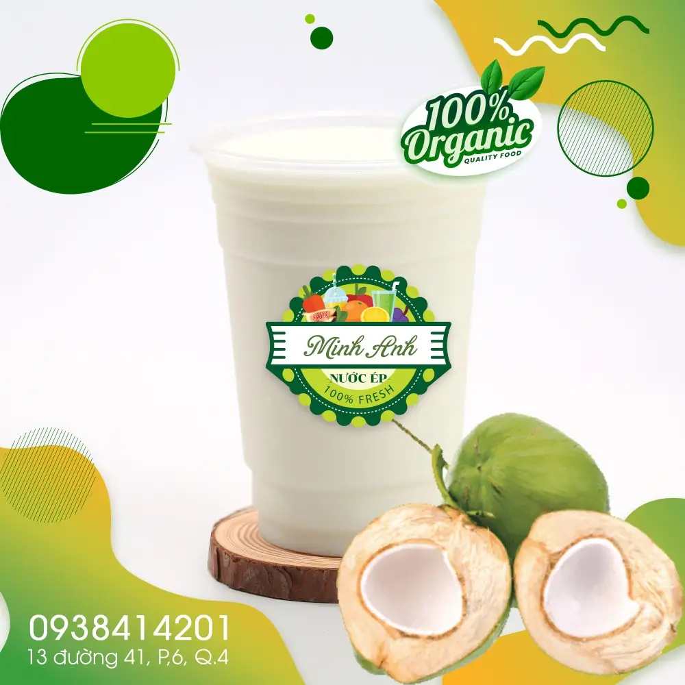 Sinh tố dừa - 32.000 ₫ tại Nước Ép Minh Anh - Sinh Tố & Trái Cây Tươi - Đường Số 41