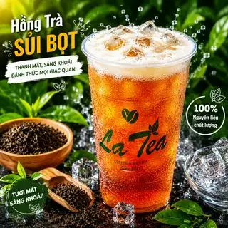 Hồng Trà Sủi Bọt - 29.000 ₫ tại Trà Sữa LaTea - Nguyễn Kiệm