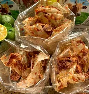 BÁNH SƯƠNG MUỐI BÒ SATE CAY - 23.000 ₫ tại Tuyền Minh - Bánh Tráng Phơi Sương & Ăn Vặt Sạch - Dương Bá Trạc