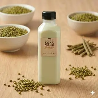 Hình ảnh Sữa đậu xanh lá dứa