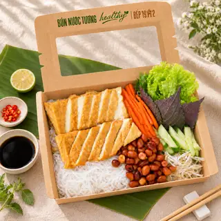 Hình ảnh Bún Nước Tương Chay thanh đạm