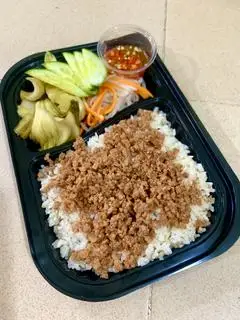 Hình ảnh Cơm đảo Thịt chưng mắm tép