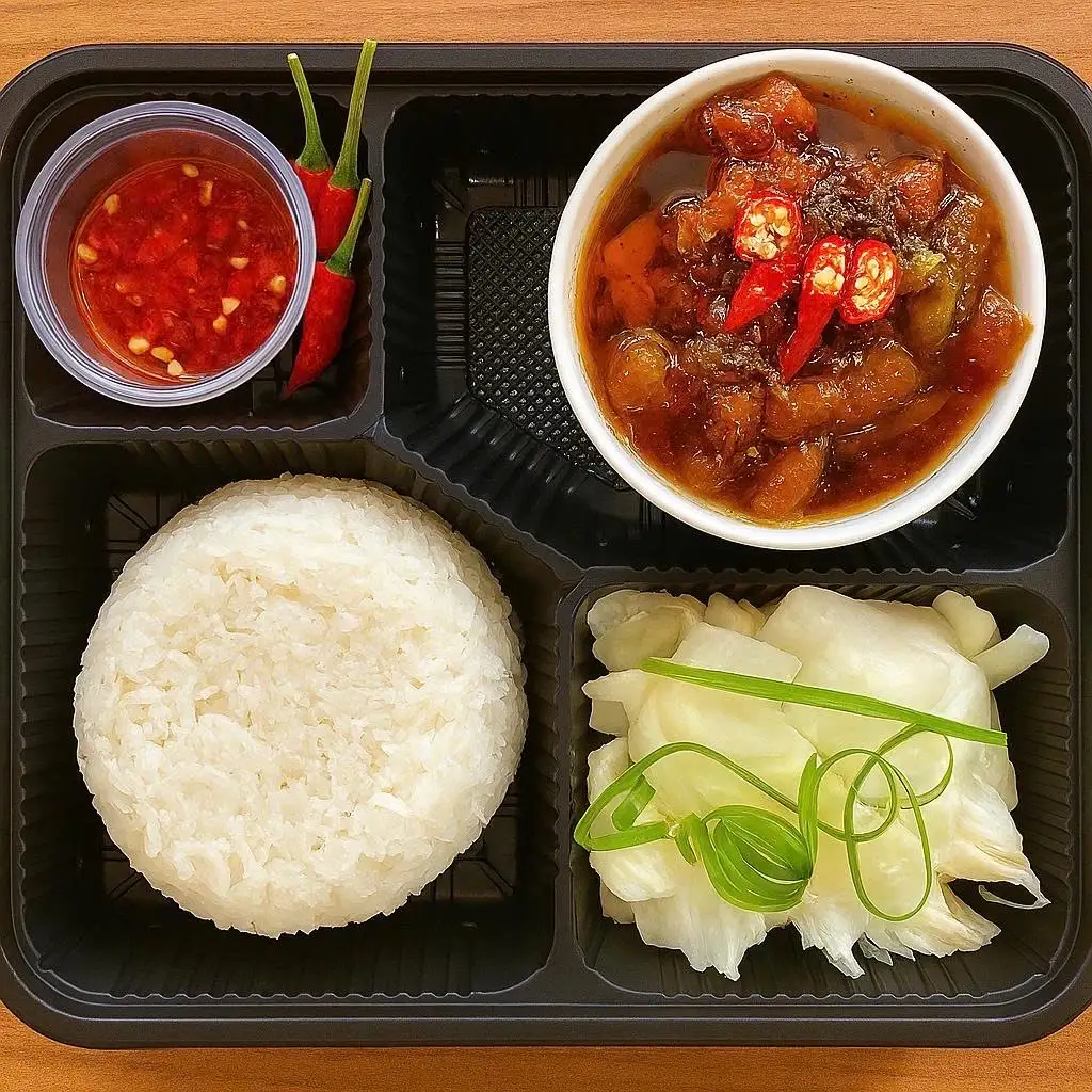 Cơm Thịt Kho Tiêu - 59.000 ₫ tại Quán Nga - Cơm Văn Phòng