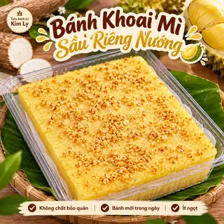 Hình ảnh Bánh khoai mì sầu riêng nướng